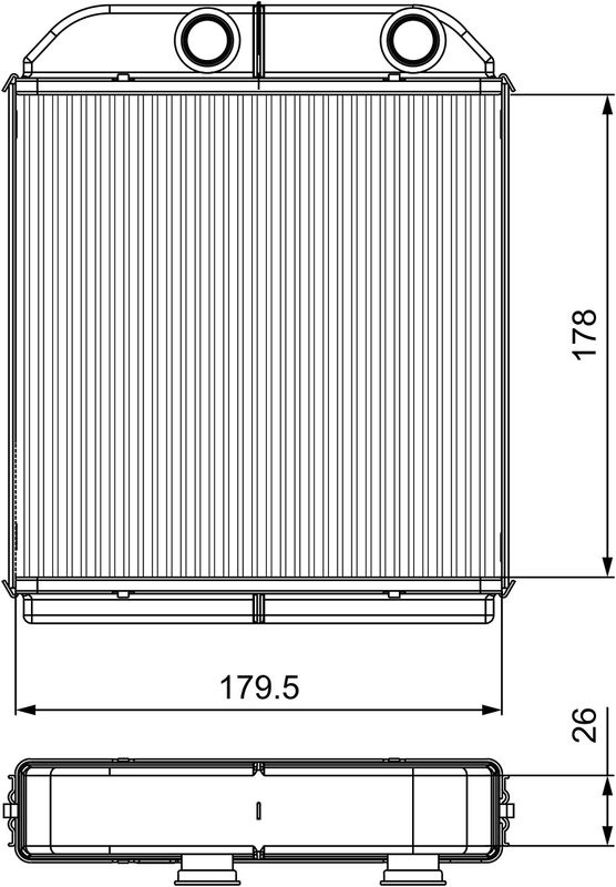 VALEO Wärmetauscher, Innenraumheizung (811538) Thumbnail